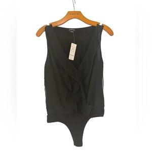 NWT Bebe Sleeveless Blouse Bodysuit XS